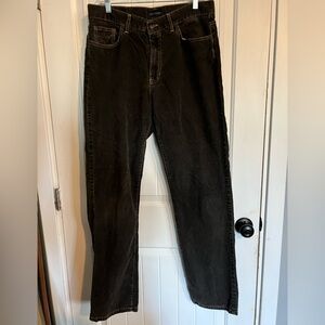 Men’s Black Scott Barber 5 Pocket Cord, 35” Waist